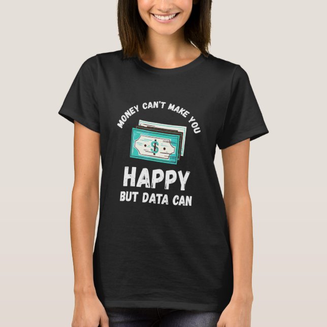 Camiseta Data Analyst Mais Data Happy Money Data Analysis S (Frente)