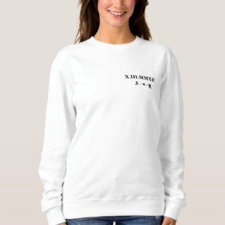 Camiseta Data de Aniversário Personalizado Numeração Romana