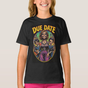 Camiseta Data de Vencimento da Música Pop Infantil
