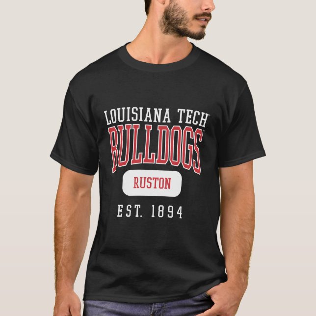 Camiseta Data Fundada dos Bulls da Louisiana Tech (Frente)