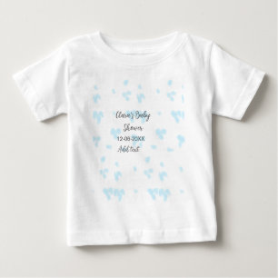 Camiseta Data moderna da cor da água do chá de fraldas de f