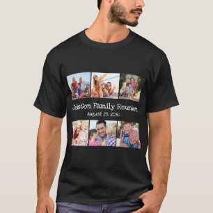 Camiseta Data Personalizada da Reunião da Família de Cola