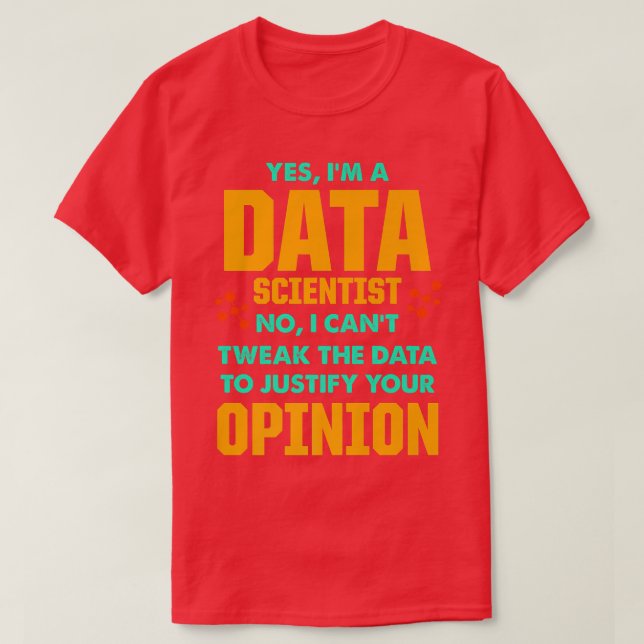 Camiseta Data Scientist Data Science Mining Analyst Premium (Frente do Design)