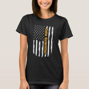 Camiseta Data Scientist Proud Positive Carrer Vintage Ameri