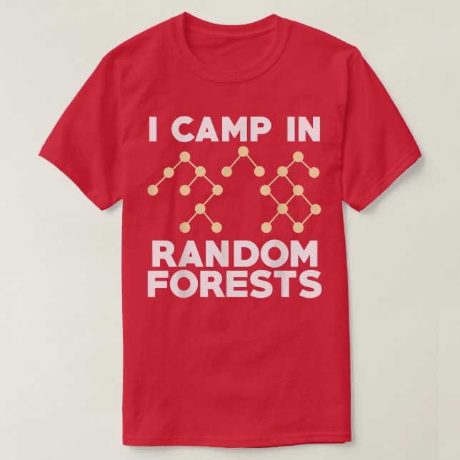 Camiseta Data Scientist Random Forest Data Science Mining A (Frente do Design)