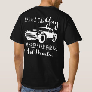 Camiseta Data Uma Cara De Carro Que Quebramos Peças De Carr