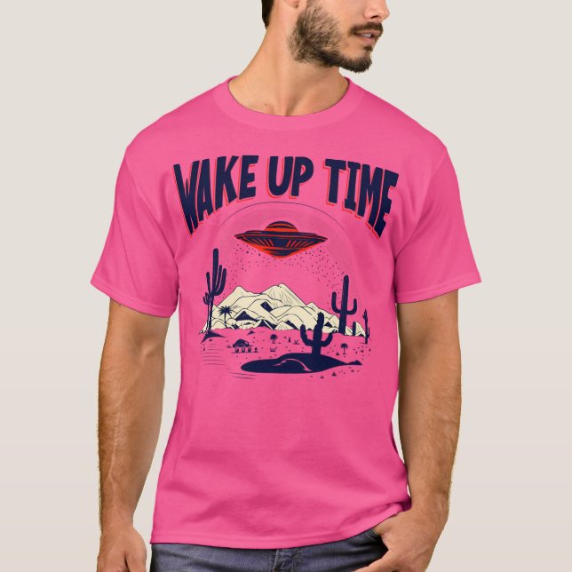 Camiseta Datas de Alienígena Sci-Fi Extraterrestre para Aco (Frente)