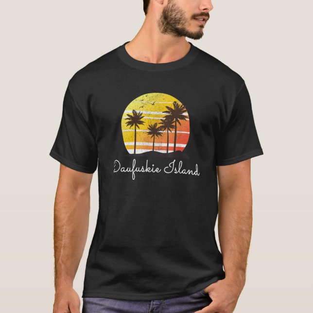 Camiseta Daufuskie Island SC Beach Family Vacation Group Gi (Frente)