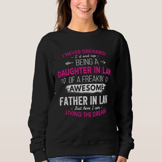 Camiseta Daughter In Law From Father In Law Christmas Never (Frente)