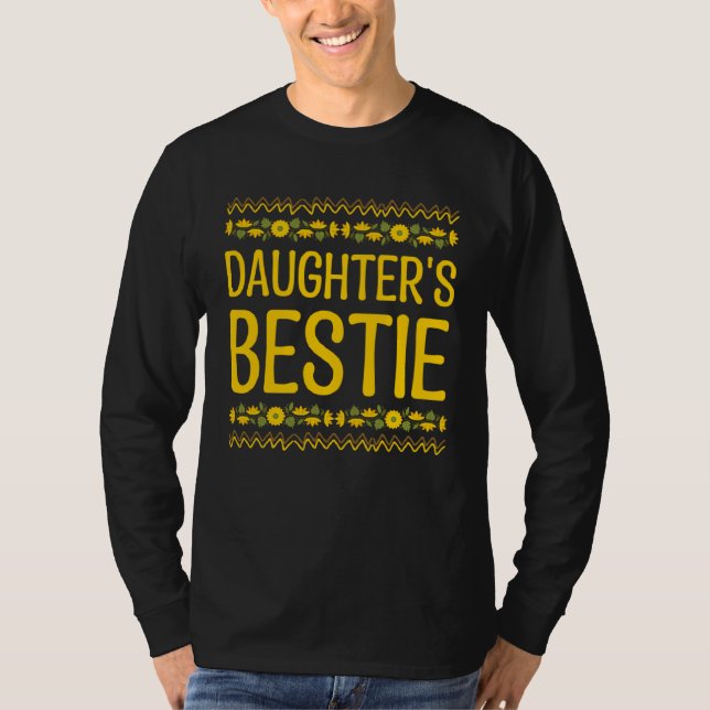 Camiseta Daughters Bestie Mom Mother s Day Mommy Parents Mo (Frente)