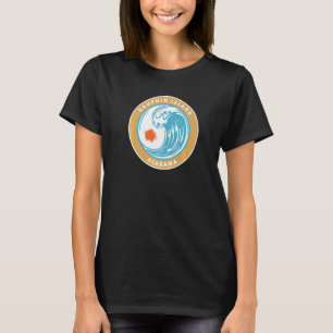 Camiseta Dauphin Island Alabama Al Beach Ocean Wave Vacatio