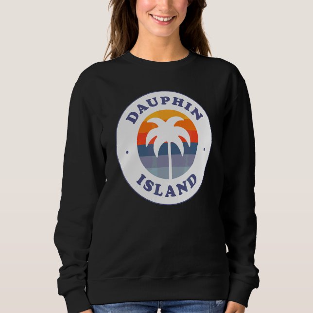 Camiseta Dauphin Island Beach Alabama Al Golfo Costa Souven (Frente)