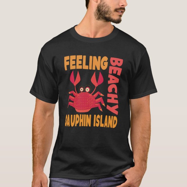 Camiseta Dauphin Island Vacation Summer Quote (Frente)