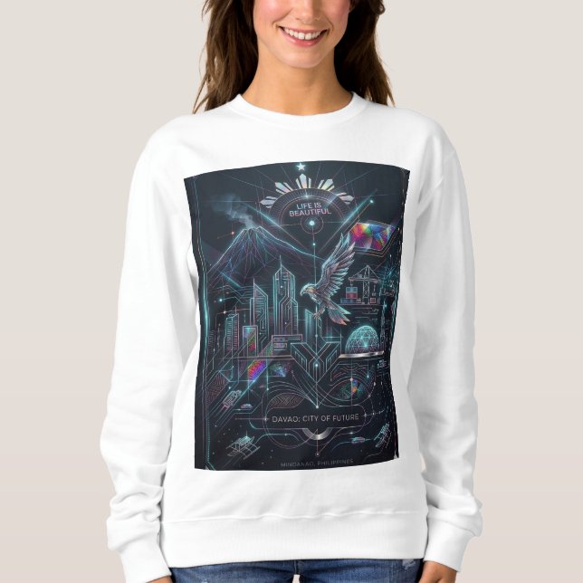 Camiseta Davao: Cidade do Futuro (Frente)