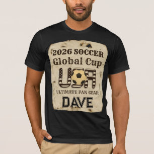 Camiseta Dave EUA Futebol: 2026 Copa do Mundo Vintage 10