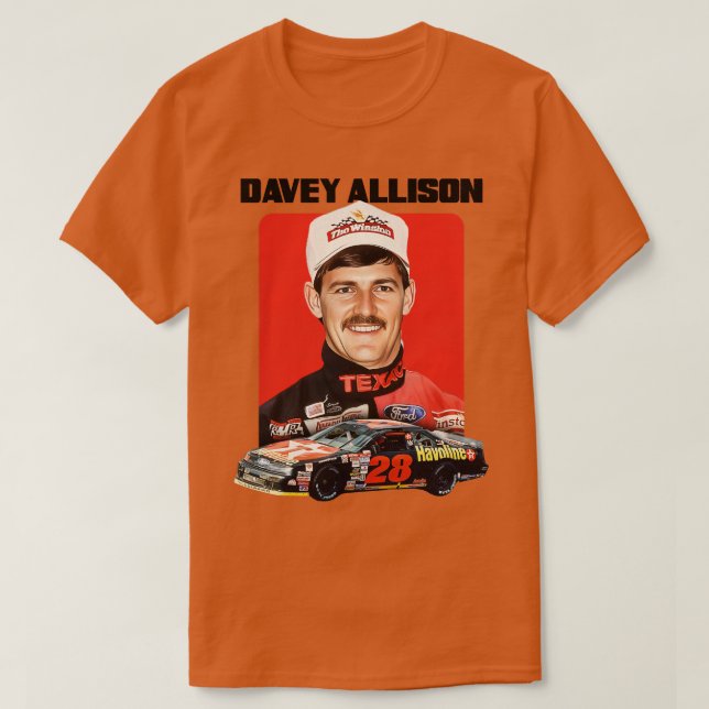 Camiseta Davey Allison (Frente do Design)