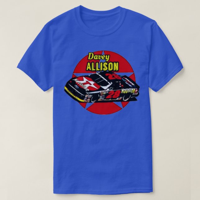 Camiseta Davey Allison TShirt (Frente do Design)
