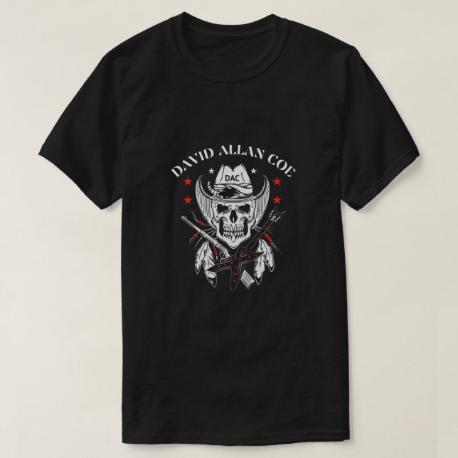 Camiseta David Allan Coe (Frente do Design)