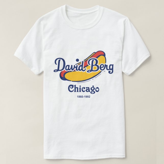 Camiseta David Berg & Company, Chicago, IL 1860-1992 (Frente do Design)