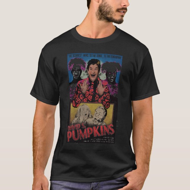 Camiseta david bompkins estilo vintage poster (Frente)
