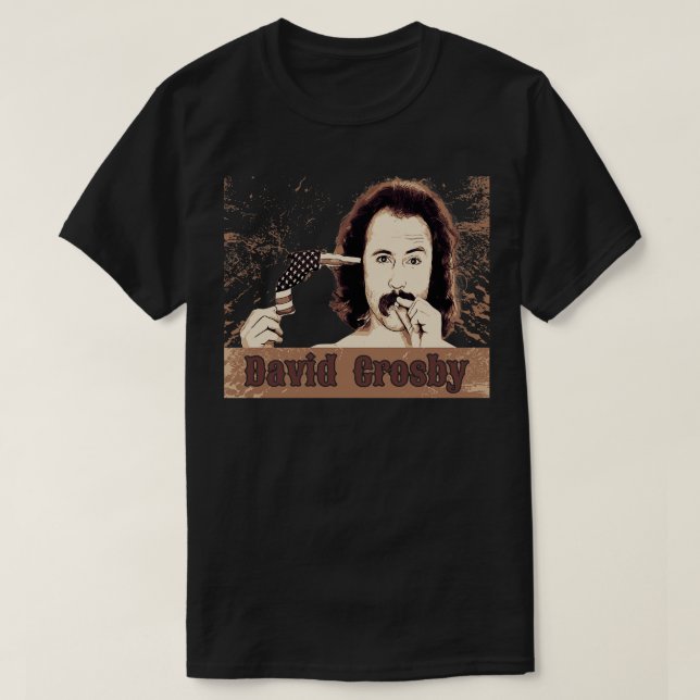 Camiseta David Crosby (Frente do Design)