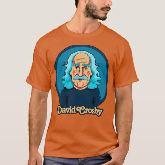 Camiseta David Crosby - Design do ventilador original