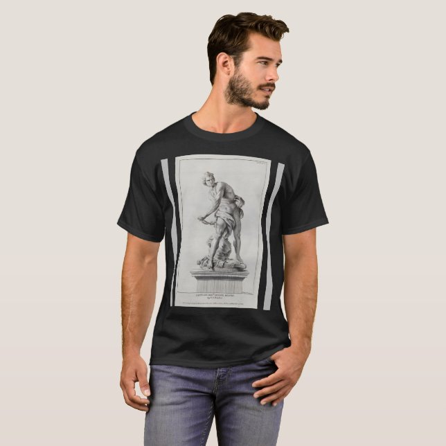 Camiseta David de Bernini numa gravação de Nicolas Dorigny (Frente Completa)