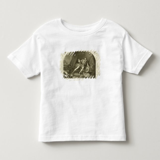 Camiseta David Garrick (1717-79) como Richard III, ato V (Frente)