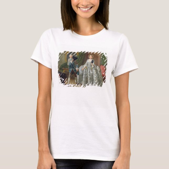 Camiseta David Garrick e Sra. Pritchard 'no suspeito (Frente)