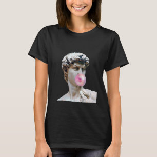 Camiseta David Michelangelo com Bubblegum Statue Art Man W