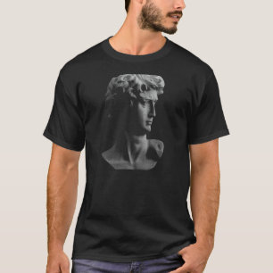 Camiseta David Michelangelo Roman Head Design 1