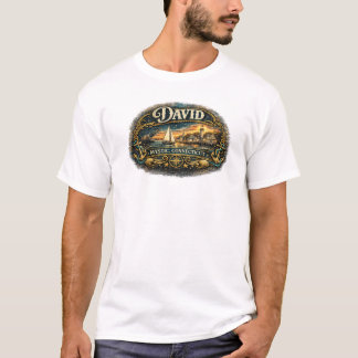 Camiseta David Mystic Connecticut Vintage Náutico Costeiro