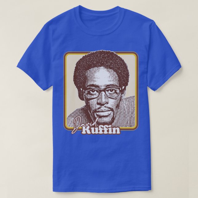 Camiseta David Ruffin Retro Soul Design (Frente do Design)