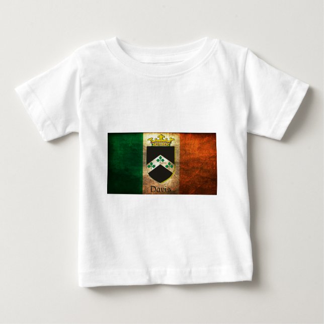 Camiseta Davis Crest Irish Flag (Frente)