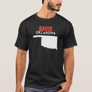 Camiseta Davis EUA State America Viagem Oklahoman