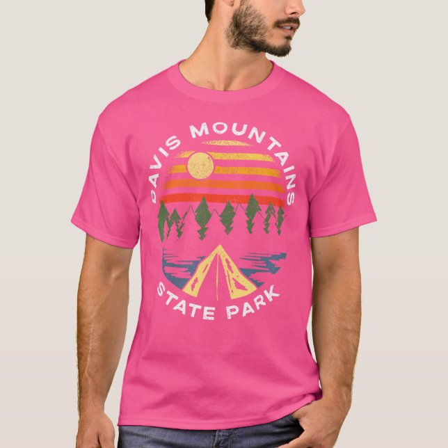 Camiseta Davis Mountain State Park Texas Camping Vacing (Frente)