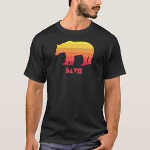 Camiseta Davis West Virginia Rainbow Bear