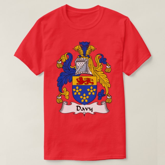 Camiseta Davy Casaco de Armamento Centro Familiar (Frente do Design)