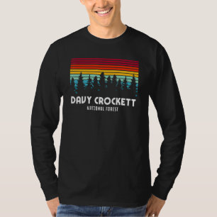 Camiseta Davy Crockett National Forest Texas Legal Retro St