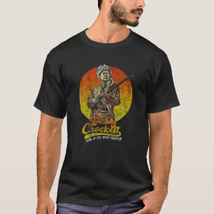 Camiseta Davy Crockett Rei Da Fronteira Selvagem Vintage
