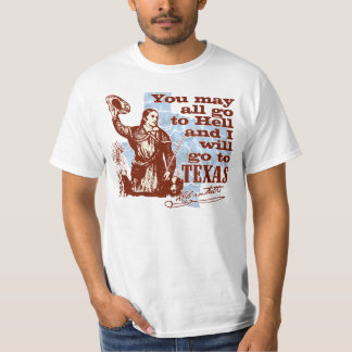 Camiseta Davy Crockett Texas