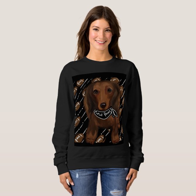 Camiseta Dáxares vermelhos de pelo longo (Frente Completa)