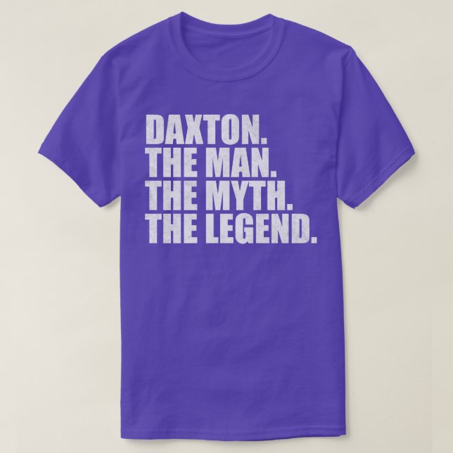 Camiseta Daxton Nome Daxton Nome dado Daxton (Frente do Design)