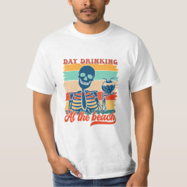 Camiseta 'Day bebendo at Beach", Summer design