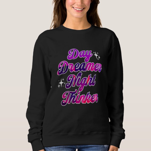 Camiseta Day Dreamer Night Thinker Tired Sleepless Insomnia (Frente)