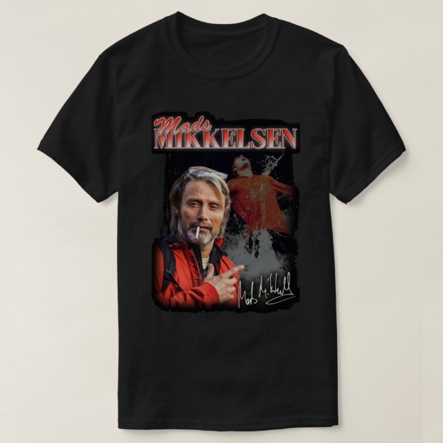 Camiseta Day Gifts for Mads Influential Mikkelsen Cute Grap (Frente do Design)