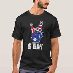 Camiseta Day Good Australian Flag Sinal Austrália