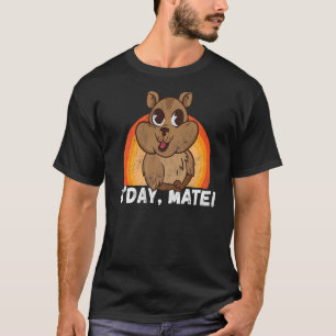 Camiseta Day Mate Good Australian Wombat Animal Cute Austra