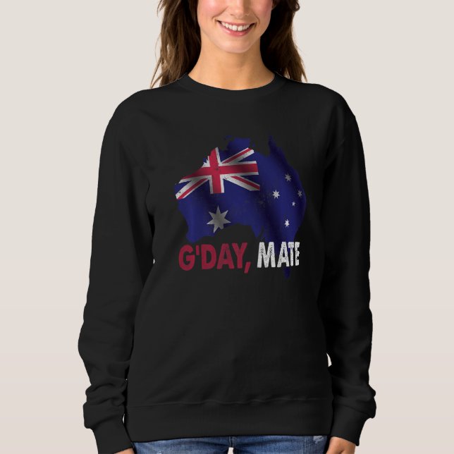 Camiseta Day Mate Good Austria Land Flag Austrália (Frente)
