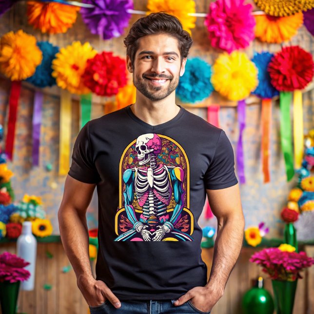 Camiseta Day of the dead, Elegance never fades (Criador carregado)